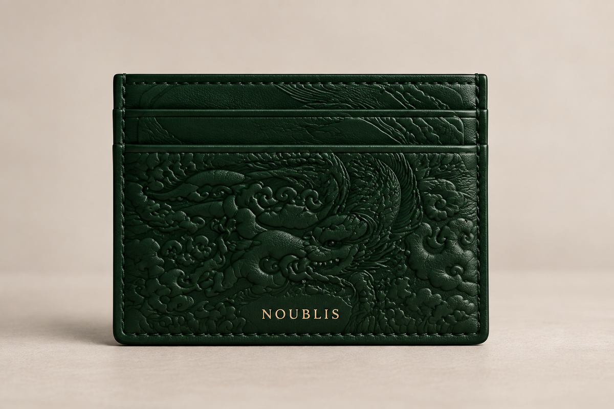 noublis forest green card holders